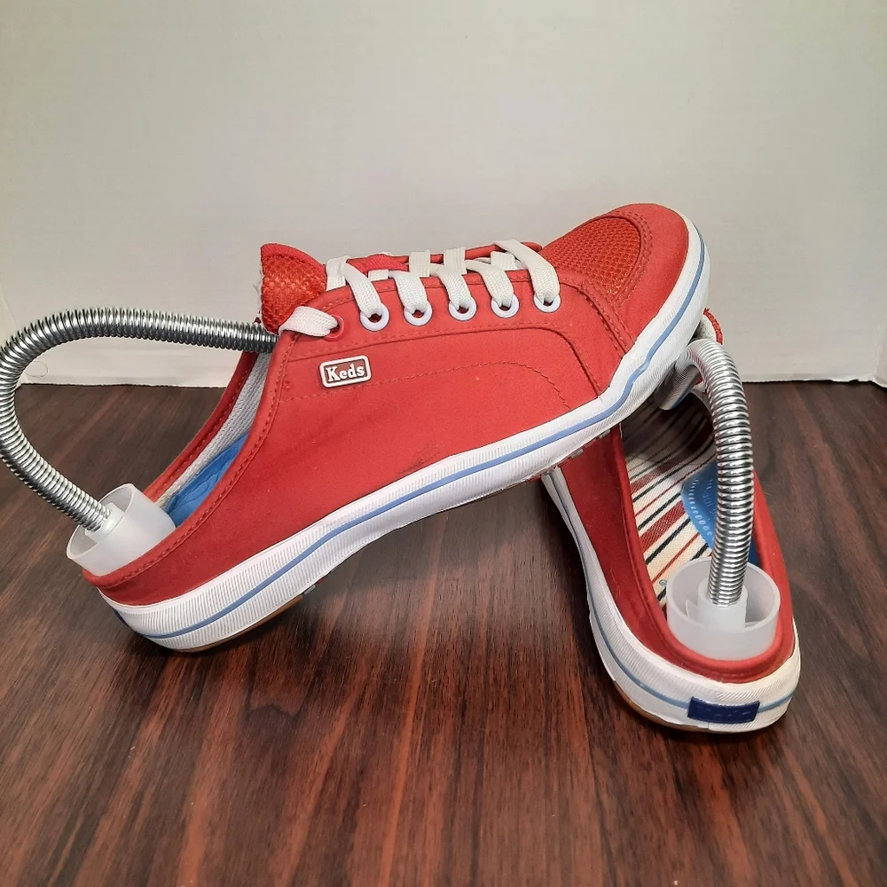 Keds Original Women's Size 6.5 Red Canvas Backless Slip-On Sneakers Shoes